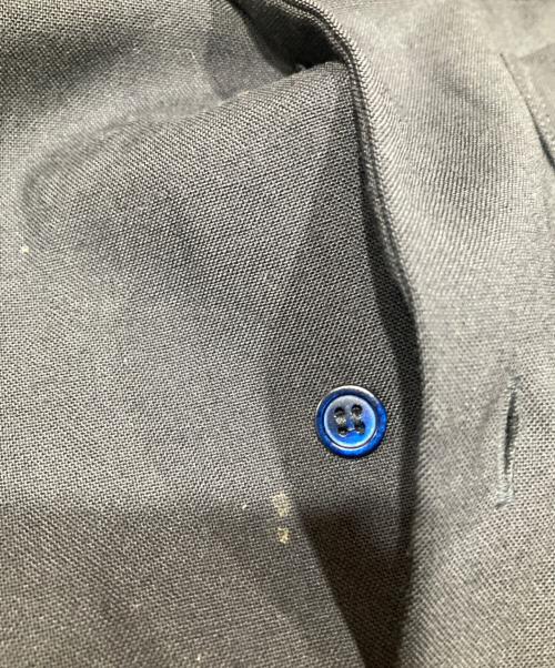 MARNI（マルニ）MARNI (マルニ) トロピカルウール ロゴ刺繍 オープンカラー半袖シャツ CUMU0054A0 ネイビー サイズ:44の古着・服飾アイテム