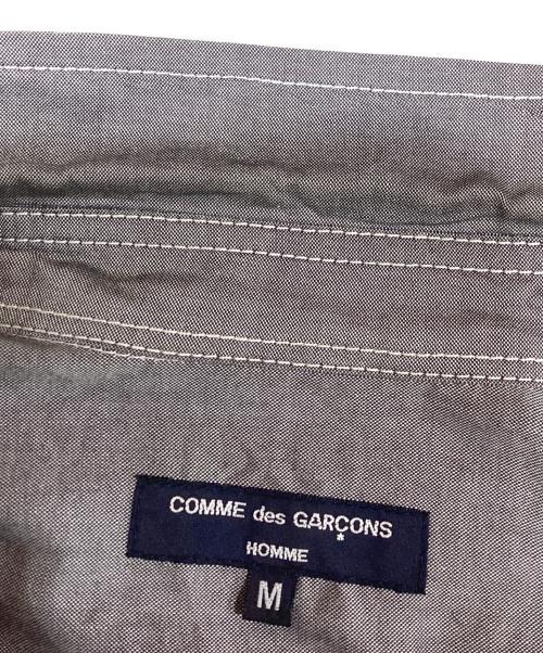 COMME des GARCONS HOMME（コムデギャルソン オム）COMME des GARCONS HOMME (コムデギャルソン オム) 切替シャツブルゾン HL-B003 AD2023 ブラック サイズ:Mの古着・服飾アイテム