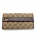 GUCCI（グッチ）の古着「二つ折り長財布 2149 245758」｜ブラウン