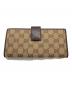 GUCCI (グッチ) 二つ折り長財布 2149 245758 ブラウン：15000円
