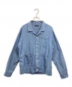 THE GIGIザ・ジジ）の古着「オープンカラーデニムシャツ」｜インディゴ