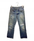 LEVI'Sリーバイス）の古着「503B XX ビッグE前期 無刻印 隠しリベット Vステッチ センターセット通常R 鉄製銅メッキリベット」｜インディゴ
