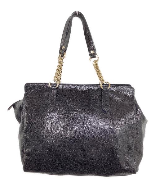 LONGCHAMP（ロンシャン）LONGCHAMP (ロンシャン) チェーンハンドバッグ ブラックの古着・服飾アイテム