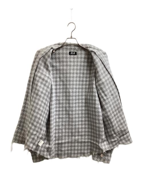 FAF（エフエーエフ）FAF (エフエーエフ) ニットシャツ / knit shirt / 13411013 グレー サイズ:3の古着・服飾アイテム