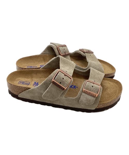 BIRKENSTOCK（ビルケンシュトック）BIRKENSTOCK (ビルケンシュトック) アリゾナ サンダル 0951303 ARIZONA Taupe ソフトフットベッド ベージュ サイズ:36の古着・服飾アイテム