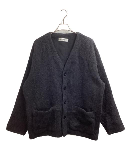 OUR LEGACY（アワーレガシー）OUR LEGACY (アワーレガシー) CARDIGAN BLACK MOHAIR ブラック サイズ:54の古着・服飾アイテム