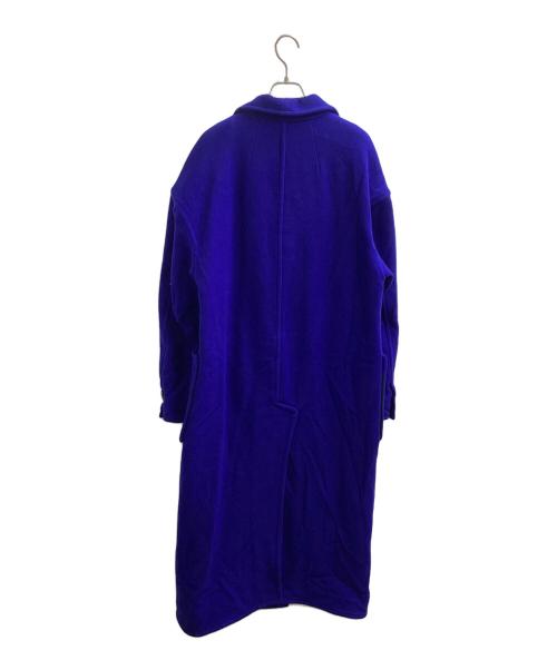UN3D.（アンスリード）UN3D. (アンスリード) ウールロングコート / 522261000101-01 ブルー サイズ:36の古着・服飾アイテム