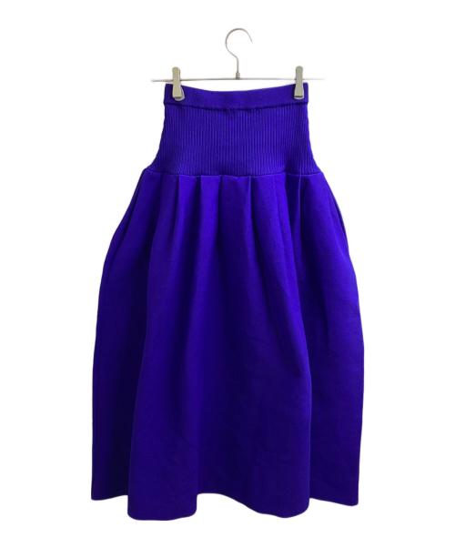 UN3D.（アンスリード）UN3D. (アンスリード) タックニットロングスカート / tack knit long skirt / 522250801101-01 ブルー サイズ:36 未使用品の古着・服飾アイテム