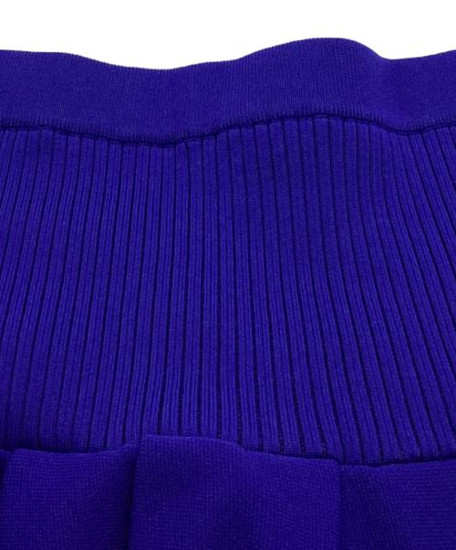 UN3D.（アンスリード）UN3D. (アンスリード) タックニットロングスカート / tack knit long skirt / 522250801101-01 ブルー サイズ:36 未使用品の古着・服飾アイテム