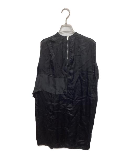 RICK OWENS（リックオウエンス）RICK OWENS (リックオウエンス) サテンドレープワンピース RP16F2527-N ブラック サイズ:4の古着・服飾アイテム