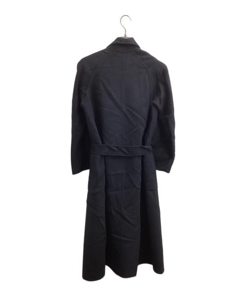 DEUXIEME CLASSE（ドゥーズィエム クラス）DEUXIEME CLASSE (ドゥーズィエム クラス) Ailes リバーコート　210205004120　カシミア混 ネイビー サイズ:FREEの古着・服飾アイテム