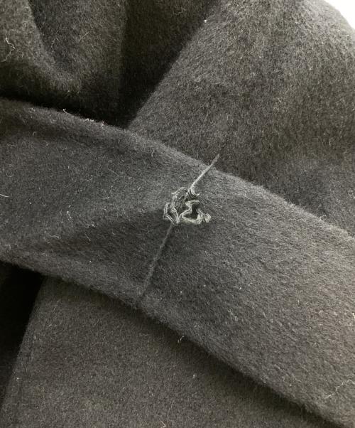 DEUXIEME CLASSE（ドゥーズィエム クラス）DEUXIEME CLASSE (ドゥーズィエム クラス) Ailes リバーコート　210205004120　カシミア混 ネイビー サイズ:FREEの古着・服飾アイテム