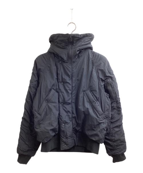 SASQUATCHfabrix.（サスクワッチファブリックス）SASQUATCHfabrix. (サスクワッチファブリックス) FLIGHT JACKET / フライトジャケット / 18AW-JKH-007  ブラック サイズ:Sの古着・服飾アイテム