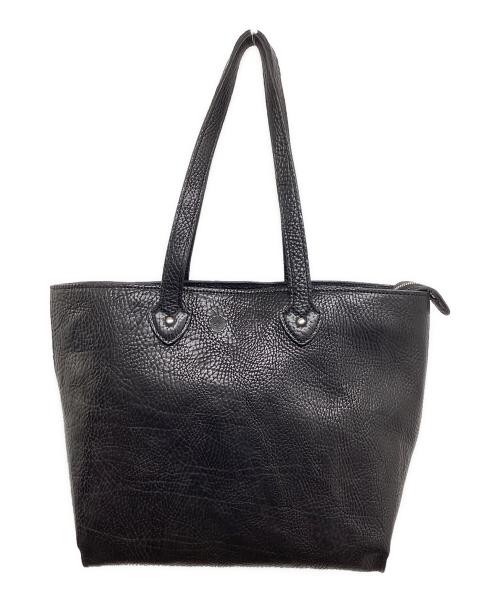 GANZO（ガンゾ）GANZO (ガンゾ) イレギュラーシュリンク トートバッグ　59066　IRREGULAR SHRINK ブラックの古着・服飾アイテム