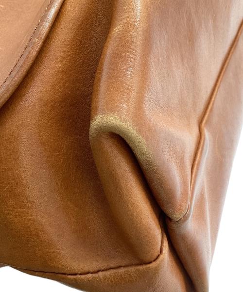 SLOW（スロウ）SLOW (スロウ) rubono レザーショルダーバッグ ブラウンの古着・服飾アイテム