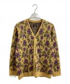 Needlesニードルズ）の古着「23AW / フラワーモヘアカーディガン / Mohair Cardigan - Flower / NS282」｜ブラウン