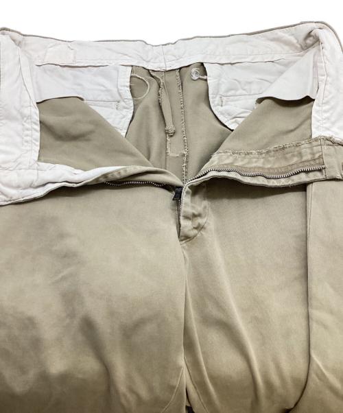 US ARMY（ユーエスアーミー）US ARMY (ユーエスアーミー) チノパン 70s RAPIDジップ ベージュ サイズ:36-32の古着・服飾アイテム