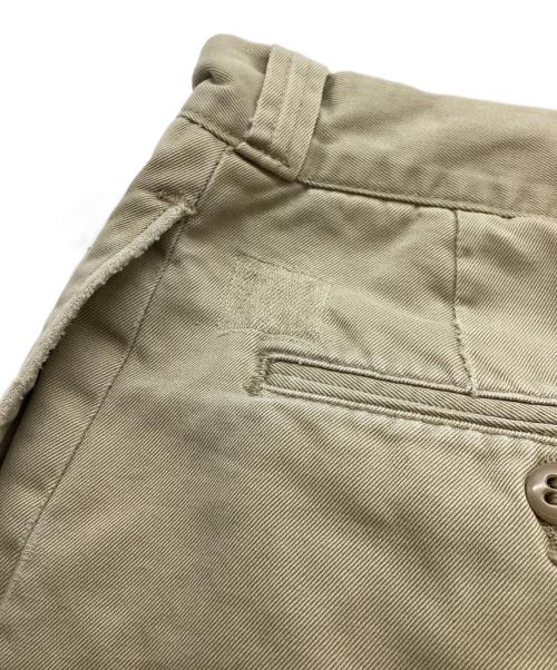 US ARMY（ユーエスアーミー）US ARMY (ユーエスアーミー) チノパン 70s RAPIDジップ ベージュ サイズ:36-32の古着・服飾アイテム