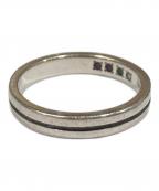 MARSマーズ）の古着「DEAR リング, シルバー 925, ホワイトダイヤモンド, エメラルド, アメジスト, ルビー M1789R」｜シルバー