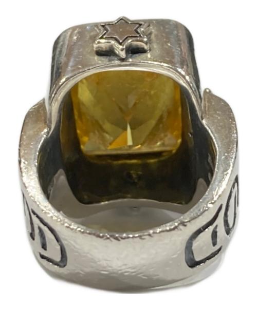 ROYAL ORDER（ロイヤルオーダー）ROYAL ORDER (ロイヤルオーダー) GOD SQUARE w/CRYSTAL リング SILVER925 ジルコニア シルバー サイズ:11号の古着・服飾アイテム