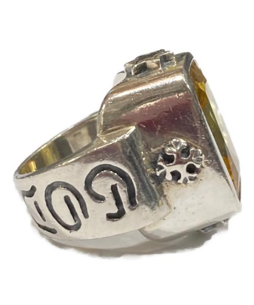 ROYAL ORDER（ロイヤルオーダー）ROYAL ORDER (ロイヤルオーダー) GOD SQUARE w/CRYSTAL リング SILVER925 ジルコニア シルバー サイズ:11号の古着・服飾アイテム