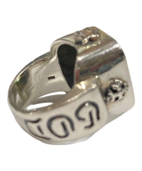 ROYAL ORDER（ロイヤルオーダー）ROYAL ORDER (ロイヤルオーダー) GOD SQUARE w/CRYSTAL リング SILVER925 ジルコニア シルバー サイズ:11号の古着・服飾アイテム