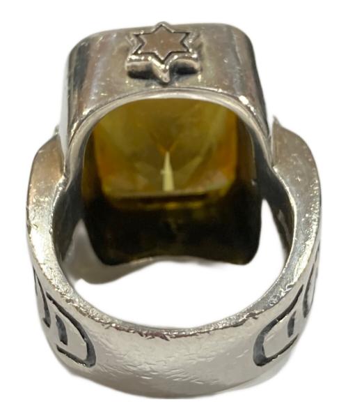 ROYAL ORDER（ロイヤルオーダー）ROYAL ORDER (ロイヤルオーダー) GOD SQUARE w/CRYSTAL リング SILVER925 ジルコニア シルバー サイズ:11号の古着・服飾アイテム