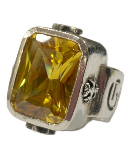 ROYAL ORDER（ロイヤルオーダー）ROYAL ORDER (ロイヤルオーダー) GOD SQUARE w/CRYSTAL リング SILVER925 ジルコニア シルバー サイズ:11号の古着・服飾アイテム