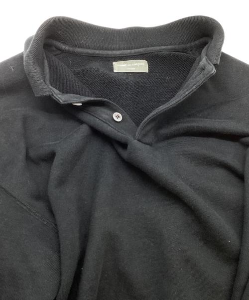 COMME des GARCONS HOMME（コムデギャルソン オム）COMME des GARCONS HOMME (コムデギャルソン オム) ポロスウェット HT-050080 ブラック サイズ:不明の古着・服飾アイテム