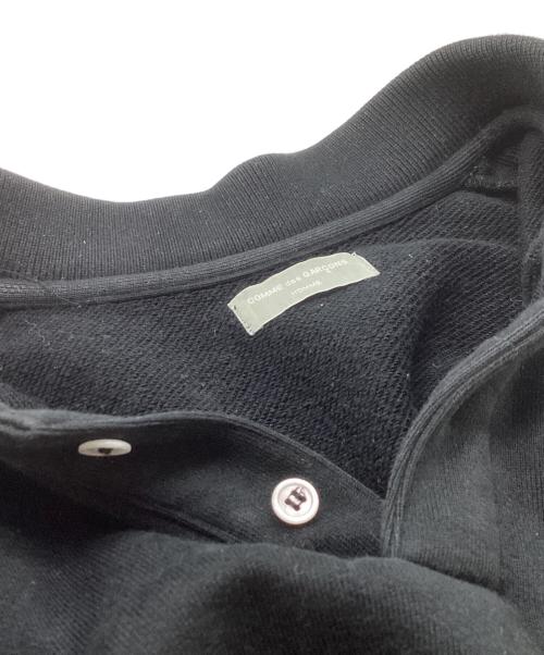 COMME des GARCONS HOMME（コムデギャルソン オム）COMME des GARCONS HOMME (コムデギャルソン オム) ポロスウェット HT-050080 ブラック サイズ:不明の古着・服飾アイテム