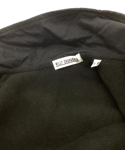 WILLY CHAVARRIA（ウィリーチャバリア）WILLY CHAVARRIA (ウィリーチャバリア) BOA FLEECE SHIRT ブラック サイズ:Lの古着・服飾アイテム