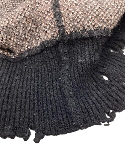 ANCELLM（アンセルム）ANCELLM (アンセルム) DAMAGE KNIT / ダメージニット / ANC-KN09 ブラック サイズ:1の古着・服飾アイテム