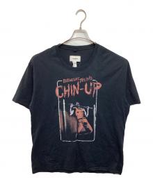 doublet×WISM（ダブレット×ウィズム）の古着「別注 CHIN UP T-SHIRT 24AW91WM21」｜ブラック