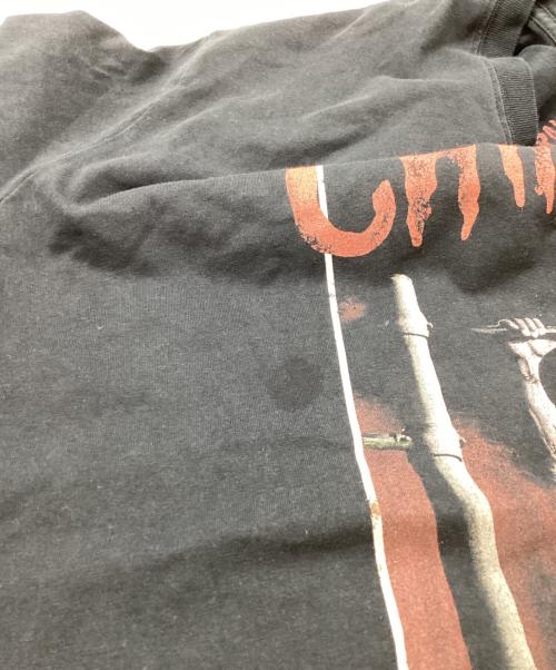 doublet（ダブレット）doublet (ダブレット) WISM (ウィズム) 別注 CHIN UP T-SHIRT 24AW91WM21 ブラック サイズ:Lの古着・服飾アイテム