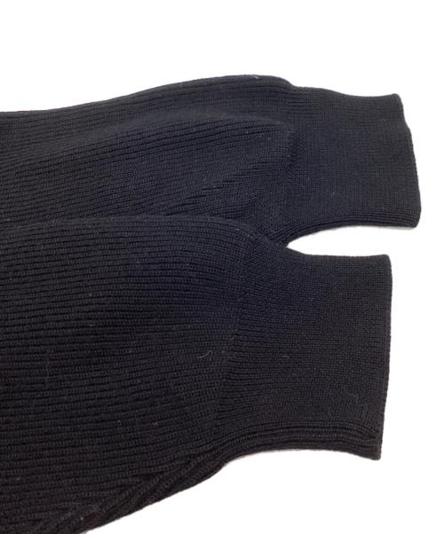 Graphpaper（グラフペーパー）Graphpaper (グラフペーパー) High Density Crew Neck Knit / GU213-80009B ブラック サイズ:FREEの古着・服飾アイテム