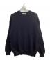 Graphpaper（グラフペーパー）の古着「High Density Crew Neck Knit / GU213-80009B」｜ブラック