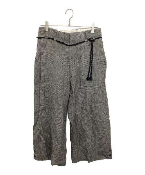 ETHOSENS（エトセンス）ETHOSENS (エトセンス) リネンパンツ　E121-801 グレー サイズ:3の古着・服飾アイテム