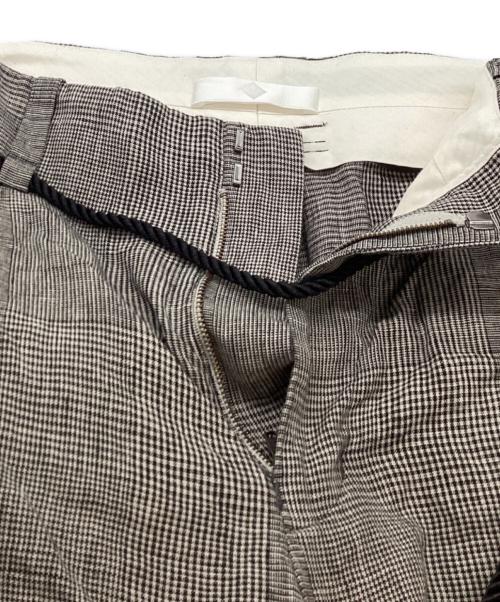 ETHOSENS（エトセンス）ETHOSENS (エトセンス) リネンパンツ　E121-801 グレー サイズ:3の古着・服飾アイテム