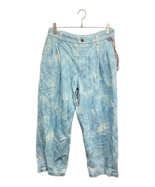 NEZU YOHINTEN（ネヅヨウヒンテン）NEZU YOHINTEN (ネヅヨウヒンテン) FAKEDENIM 2P PT 100617 ブルー サイズ:2の古着・服飾アイテム