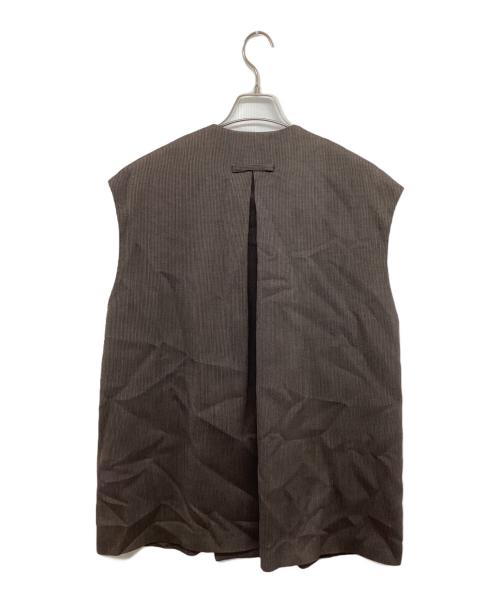 ETHOSENS（エトセンス）ETHOSENS (エトセンス) HONEYCOMB WEAVE VESTS E119-602 ブラウン サイズ:1の古着・服飾アイテム