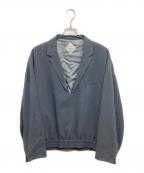ETHOSENSエトセンス）の古着「GEORGETTE PULLOVER JACKET 2E122-42」｜ブルー