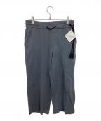 ETHOSENSエトセンス）の古着「GEORGETTE PIN TUCK PANTS」｜ブルー