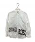 COMME des GARCONS HOMME PLUS（コムデギャルソンオムプリュス）の古着「グラフィックプリントシャツ AD2014 PO-B043」｜ホワイト