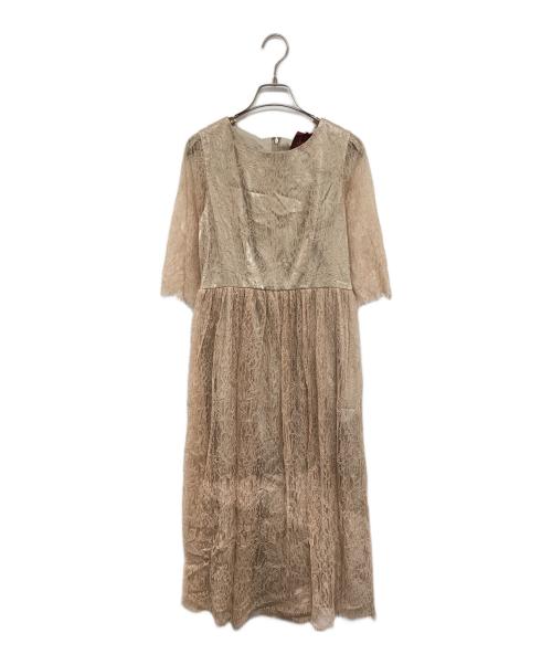 Sybilla（シビラ）Sybilla (シビラ) レースドレス GDEGJ-04890 ベージュ サイズ:Mの古着・服飾アイテム