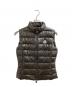 MONCLER（モンクレール）の古着「ワンポイント ロゴ ダウンベスト / Logo don best / ガーニー ジレ / GHANY GILET / 120934830105 / モルドバ製 / Made in MOLDAVIA」｜オリーブ