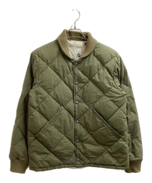 REMI RELIEF（レミレリーフ）REMI RELIEF (レミレリーフ) BEAMS PLUS (ビームスプラス) 別注Quilt Down Jacket / 別注キルトダウンジャケット オリーブ サイズ:Mの古着・服飾アイテム