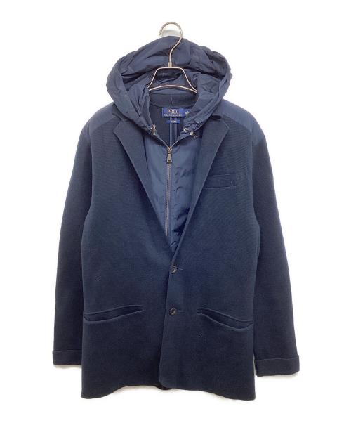 POLO RALPH LAUREN（ポロ・ラルフローレン）POLO RALPH LAUREN (ポロ・ラルフローレン) レイヤードテーラードジャケット ネイビー サイズ:Sの古着・服飾アイテム
