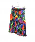 BALENCIAGAバレンシアガ）の古着「アシンメトリー プリーツスカート 529757」｜マルチカラー