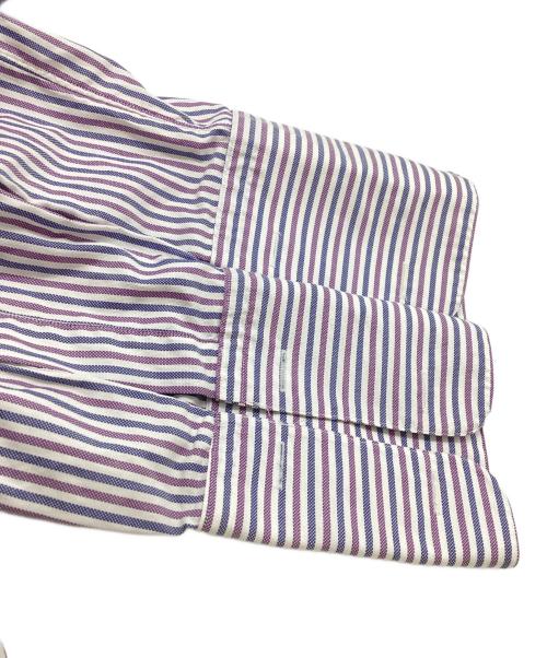 BROOKS BROTHERS makers（ブルックスブラザーズ メイカーズ）BROOKS BROTHERS makers (ブルックスブラザーズ メイカーズ) ワイドカラー ストライプシャツ マルチカラー サイズ:無しの古着・服飾アイテム