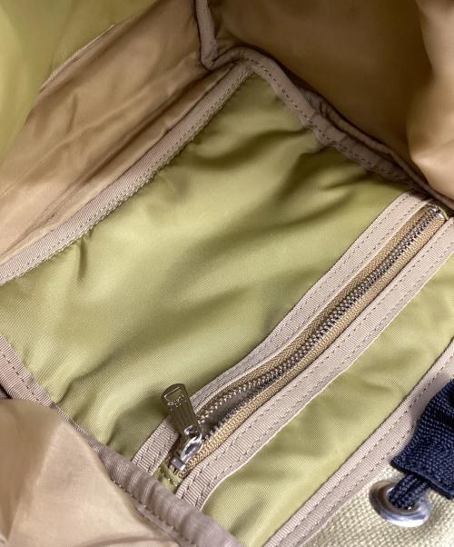 PORTER（ポーター）PORTER (ポーター) TOGA ARCHIVES (トーガアーカイブス) 21SS STRING BAG ベージュの古着・服飾アイテム